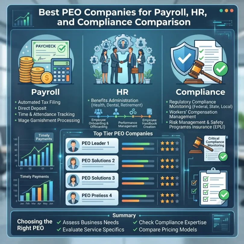 PEO Companies for Payroll, HR and Compliance